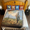 Saguaro National Park Blanket on Bed