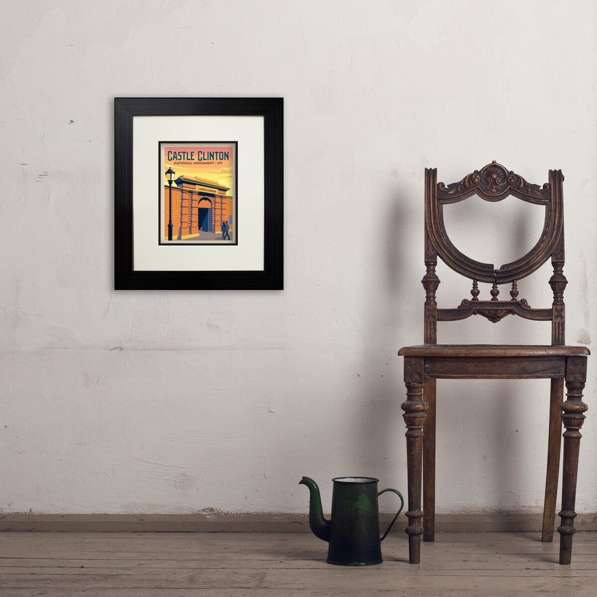 castle-clinton-national-monument-ny - 8x10 / Deluxe / Black / Env