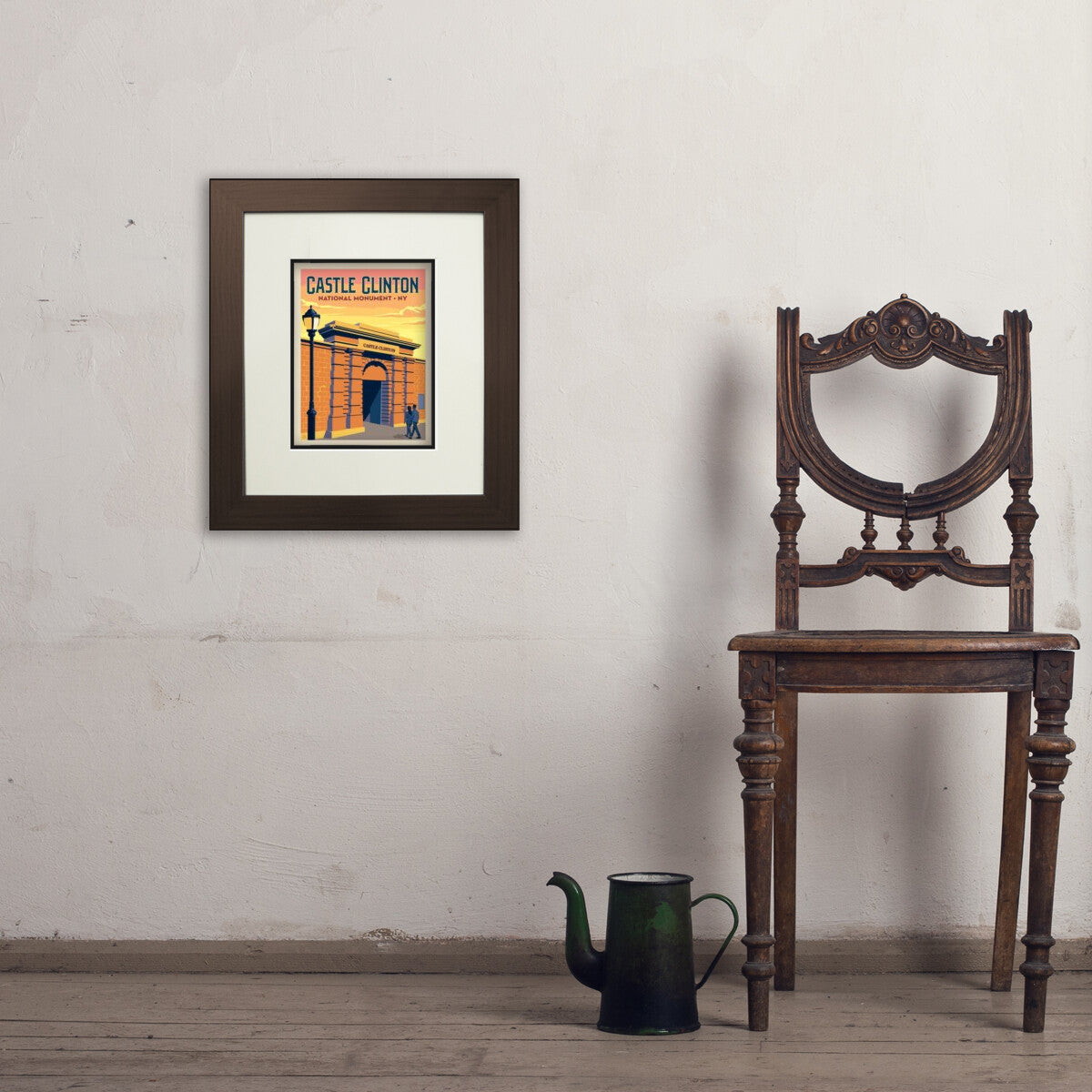 castle-clinton-national-monument-ny - 8x10 / Deluxe / Brown / Env