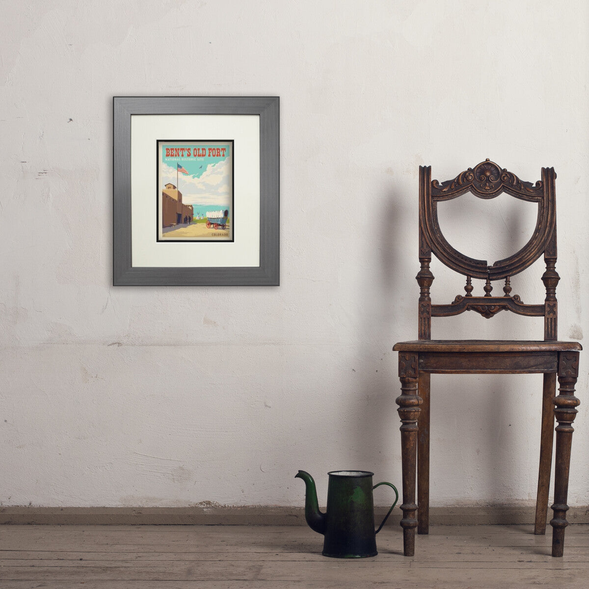 bents-old-fort-national-historic-site-co - 8x10 / Deluxe / Gray / Env