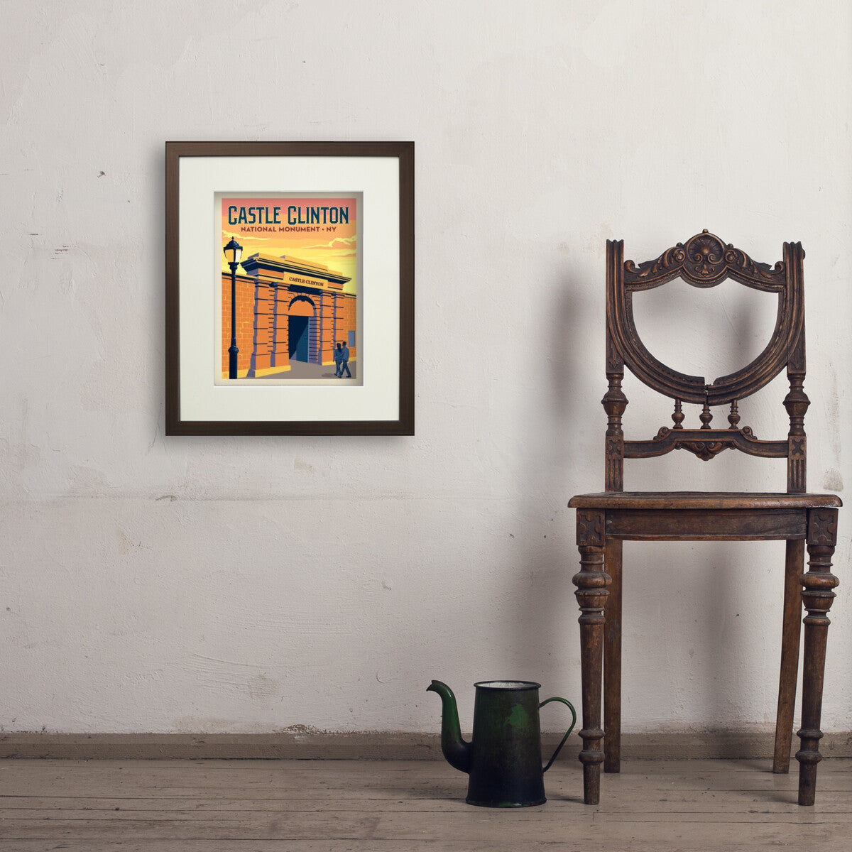 castle-clinton-national-monument-ny - 11x14 / Standard / Brown / Env