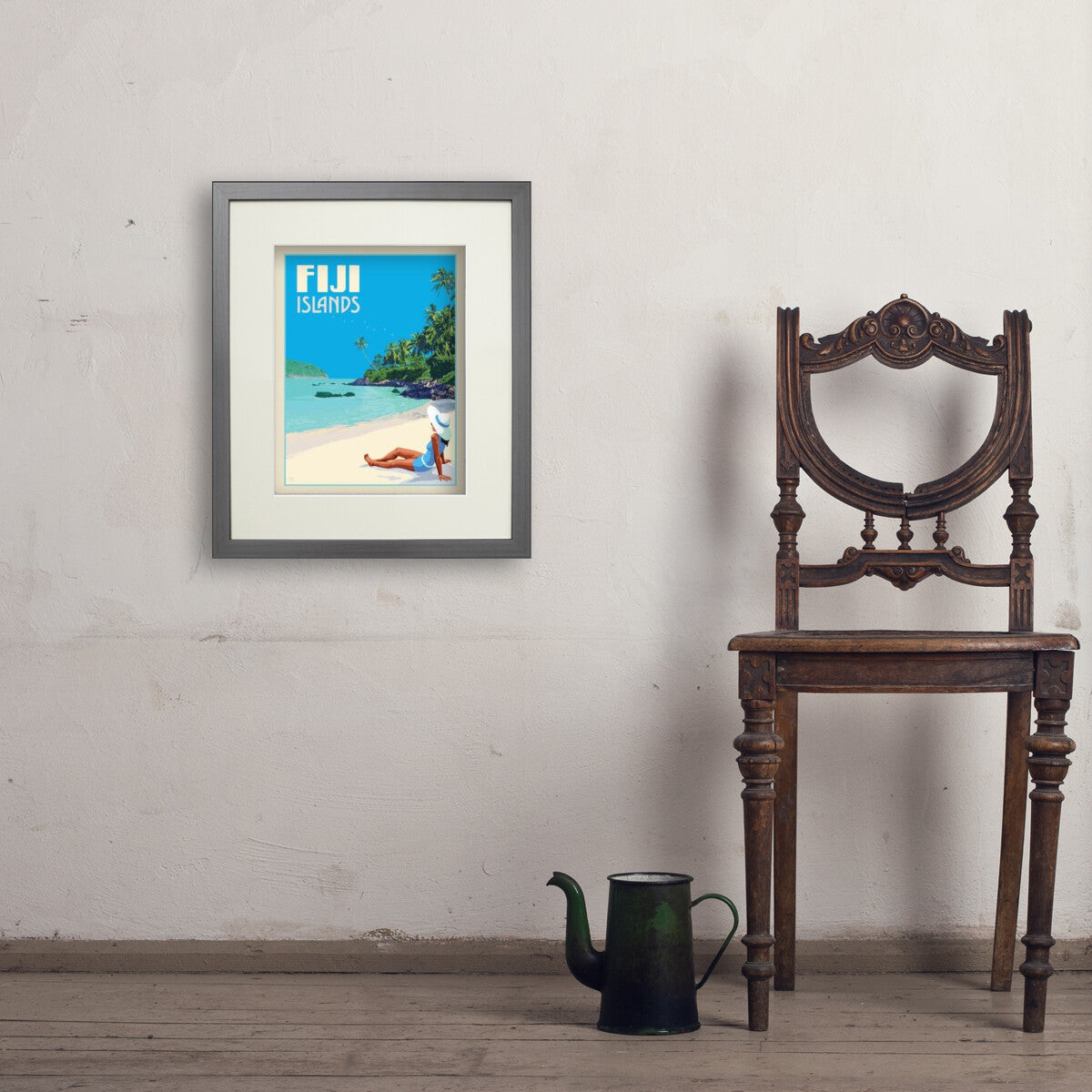fiji-islands - 11x14 / Standard / Gray / Env
