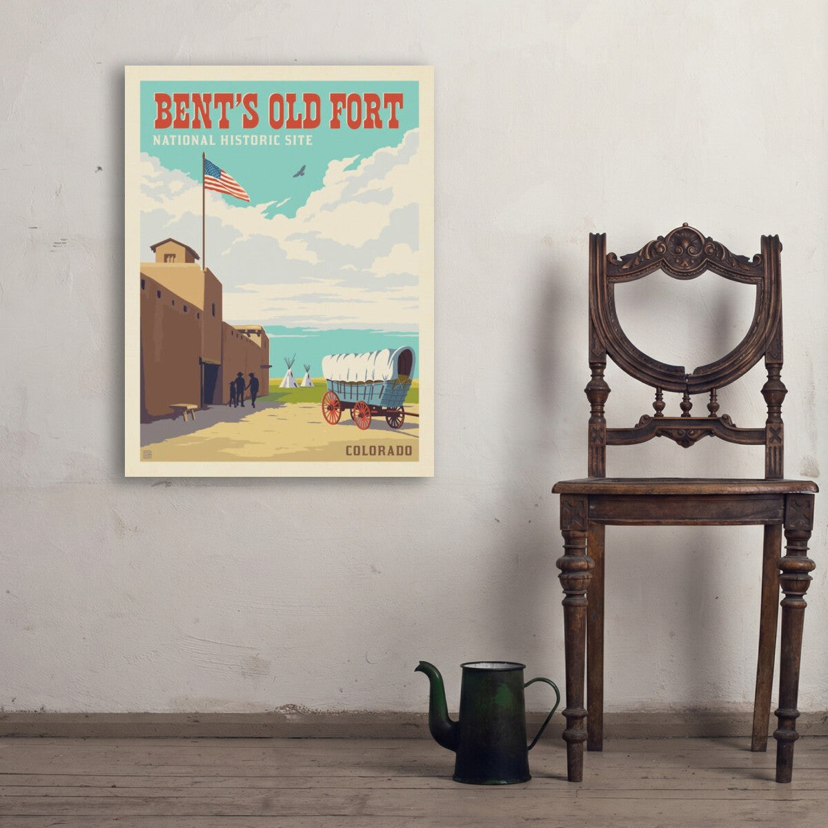 bents-old-fort-national-historic-site-co - 24x32 / Env