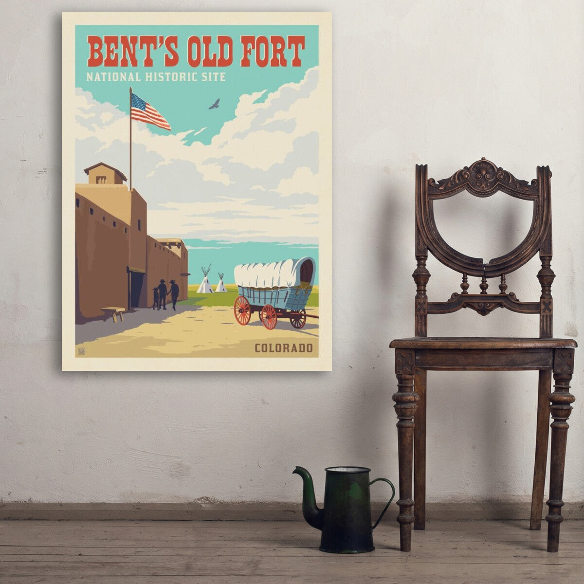 bents-old-fort-national-historic-site-co - 30x40 / Env