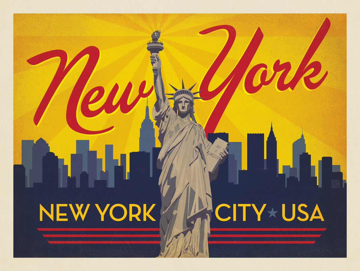 New York City: Horizontal Skyline - Puzzle - Artwork