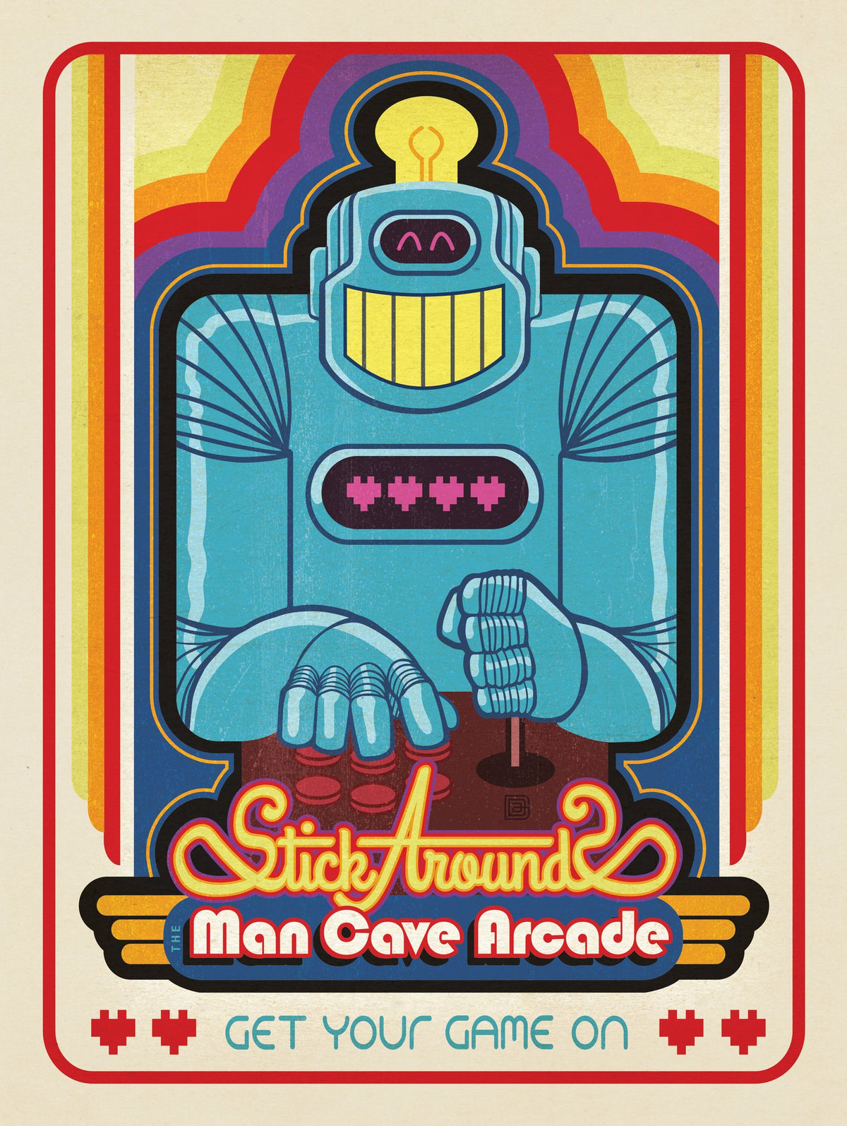 Man Cave Video Arcade - Puzzle - Artwork