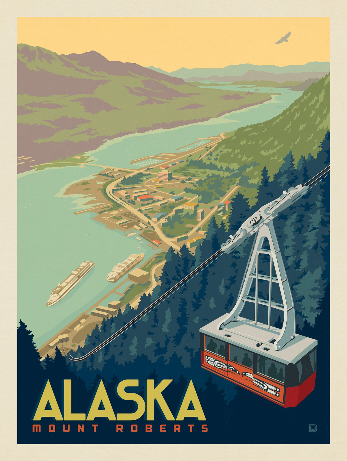 Mount Roberts, Alaska - Puzzle - Artwork