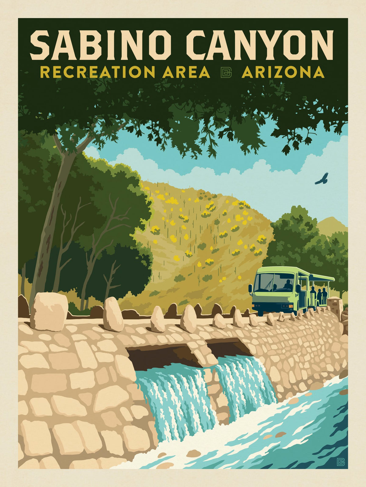 Sabino Canyon Recreation Area, AZ - Puzzle - Artwork