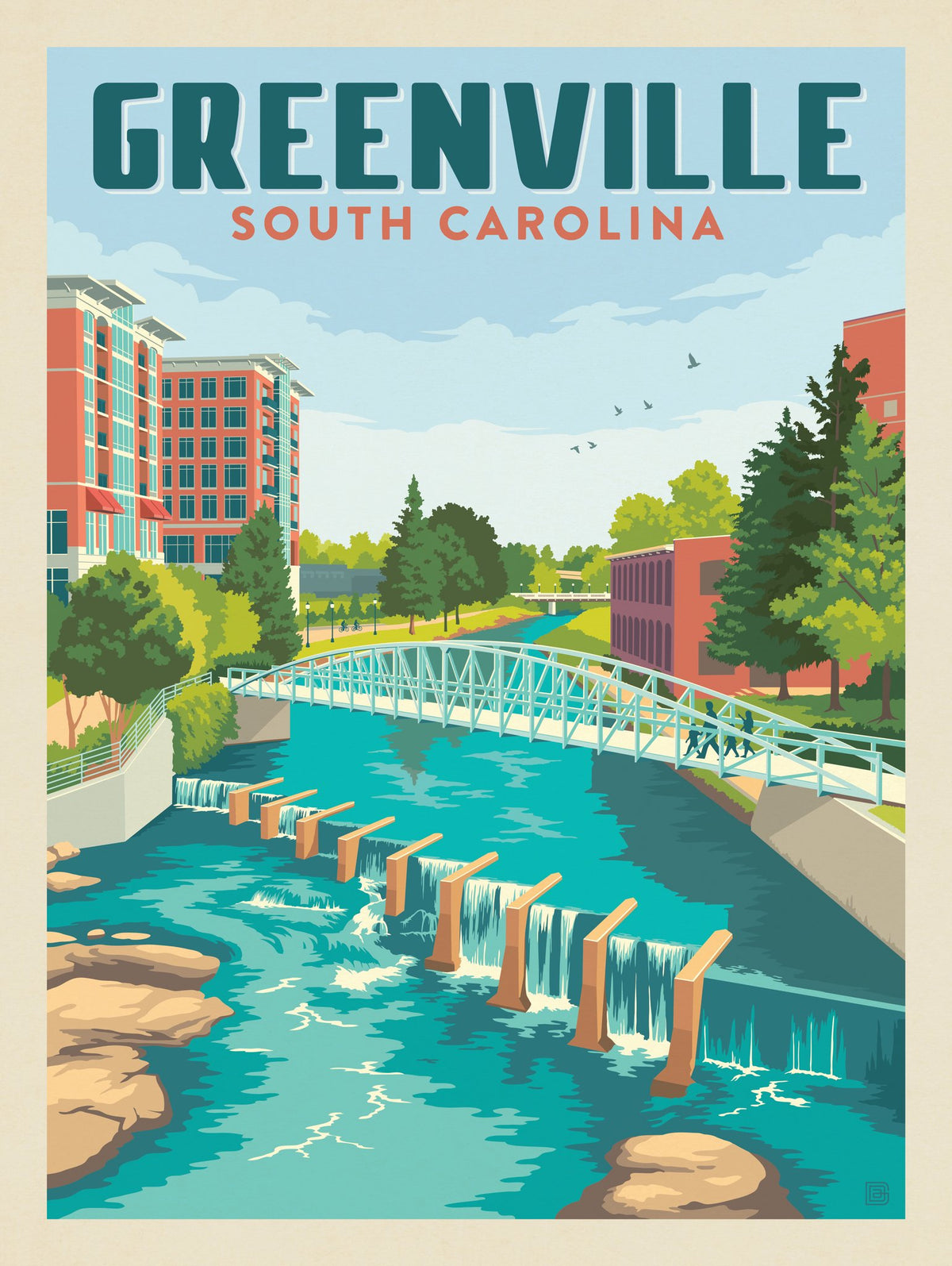 Greenville, South Carolina - Puzzle - Artwork