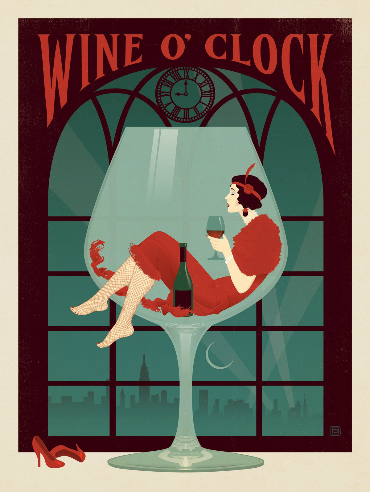 Wine O’Clock - Puzzle - Artwork