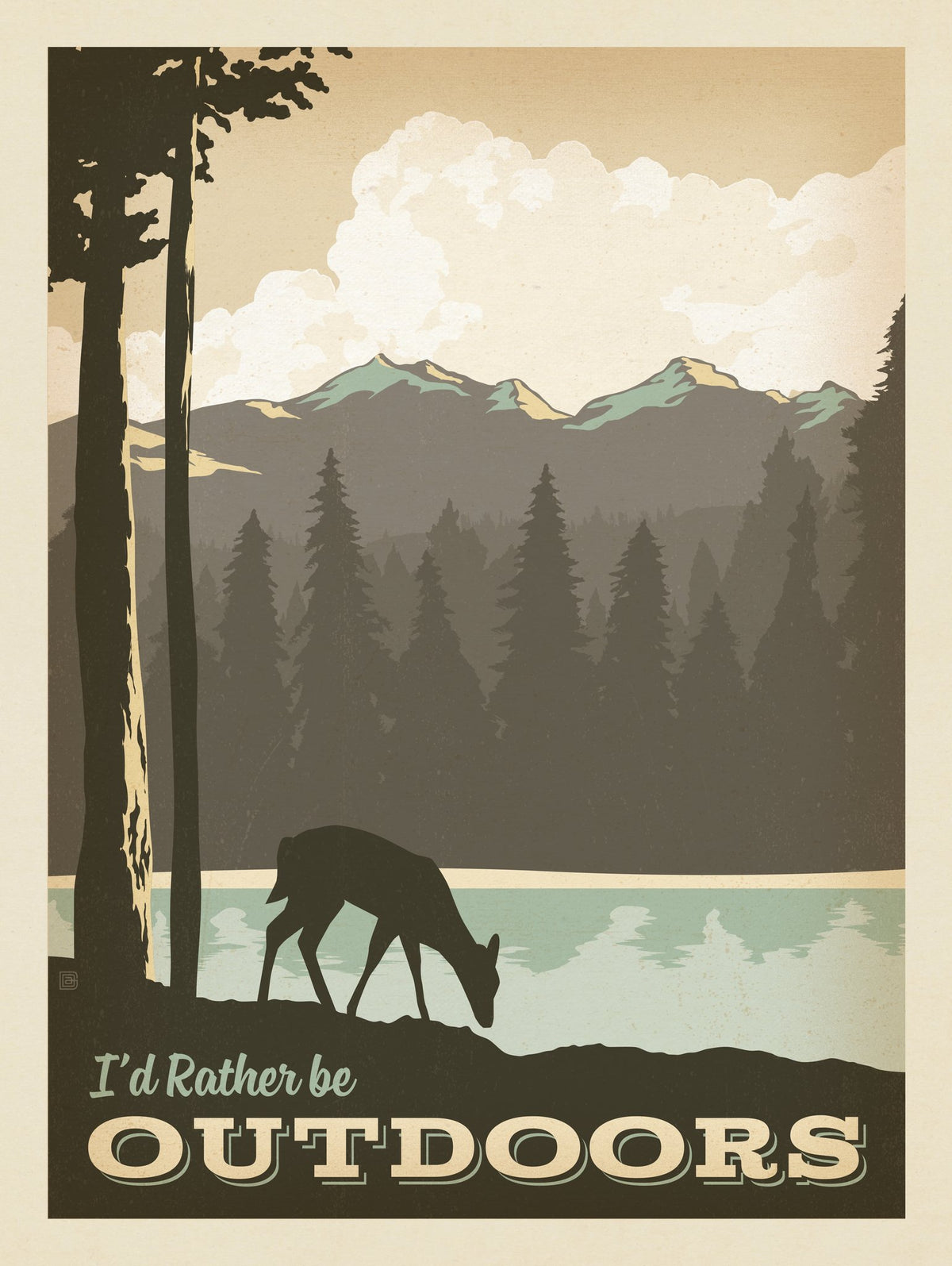 I’d Rather Be Outdoors - Puzzle - Artwork