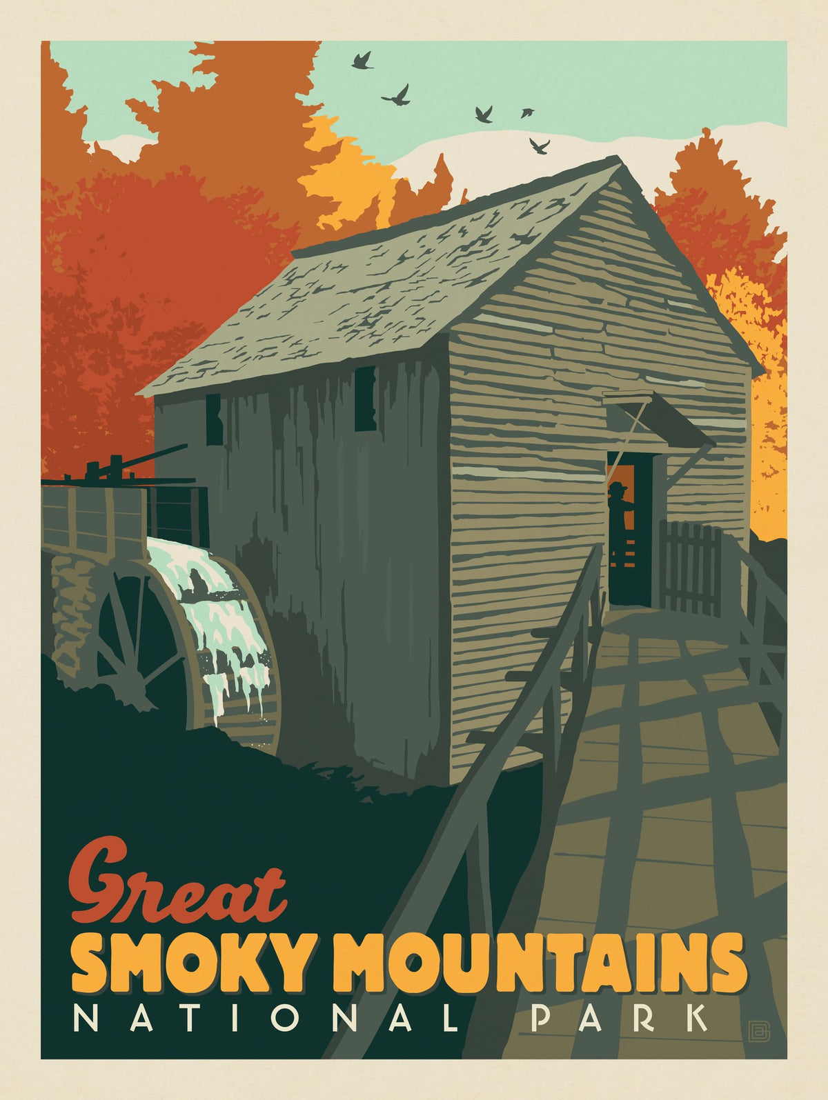 Great Smoky Mountains National Park: Cable Mill - Puzzle - Artwork