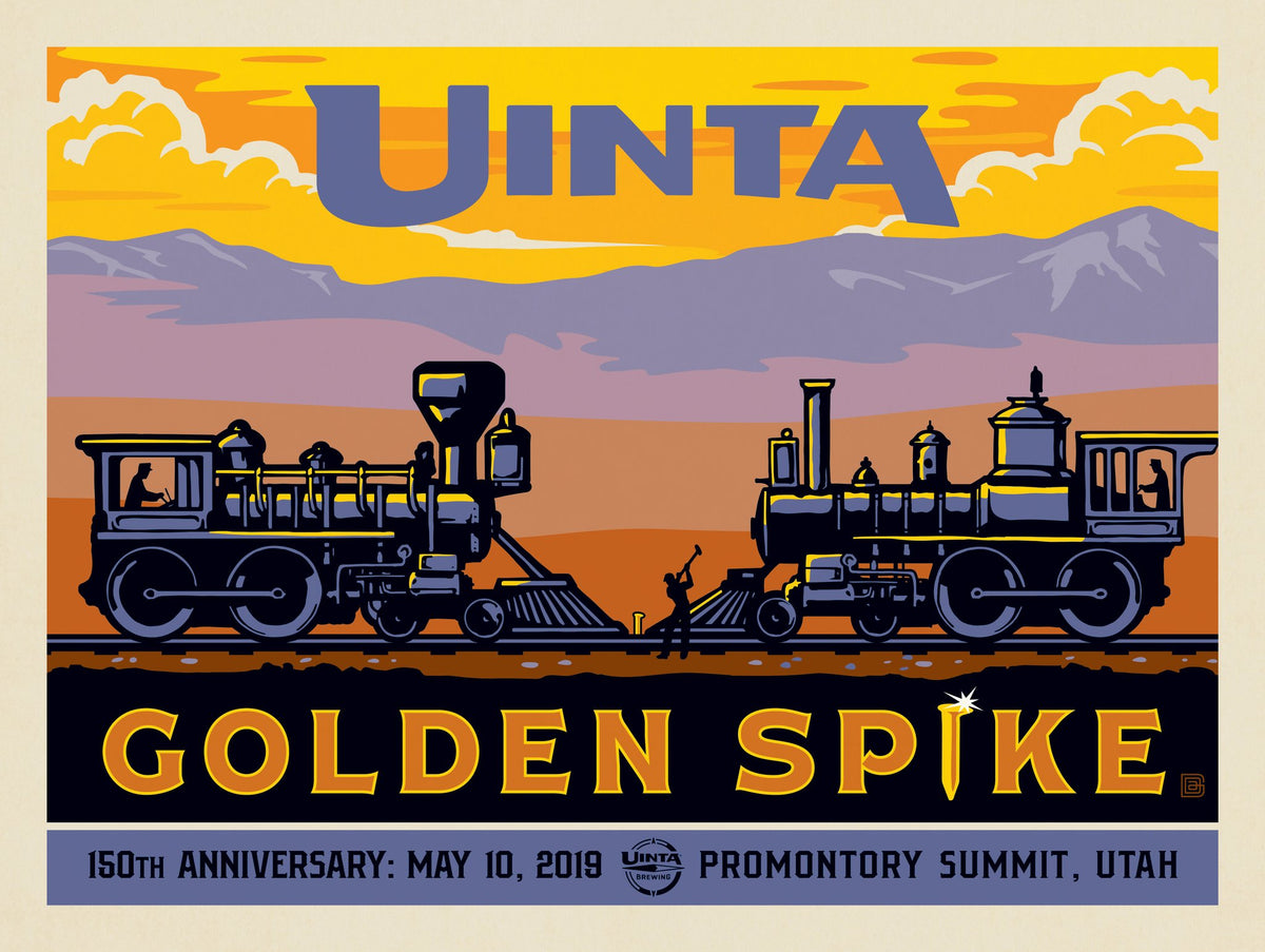 Golden Spike (Pub Poster) - Puzzle - Artwork