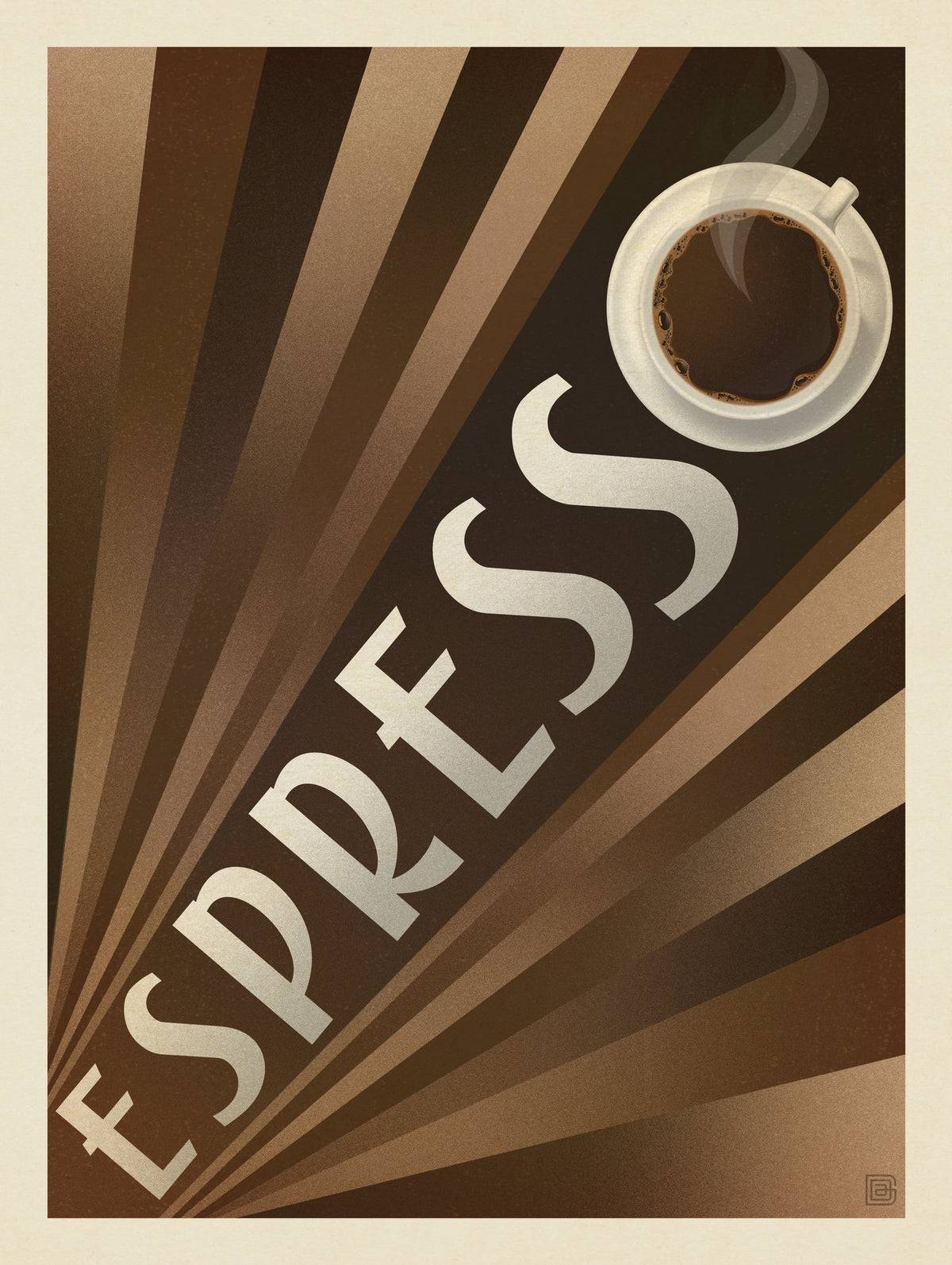 Art Deco Espresso - Puzzle - Artwork