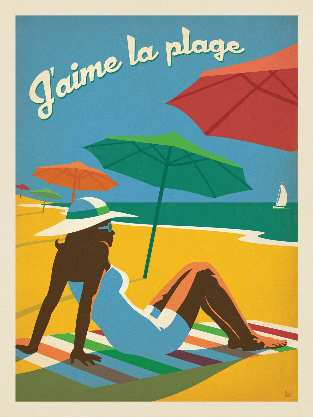 J’aime La Plage - Puzzle - Artwork