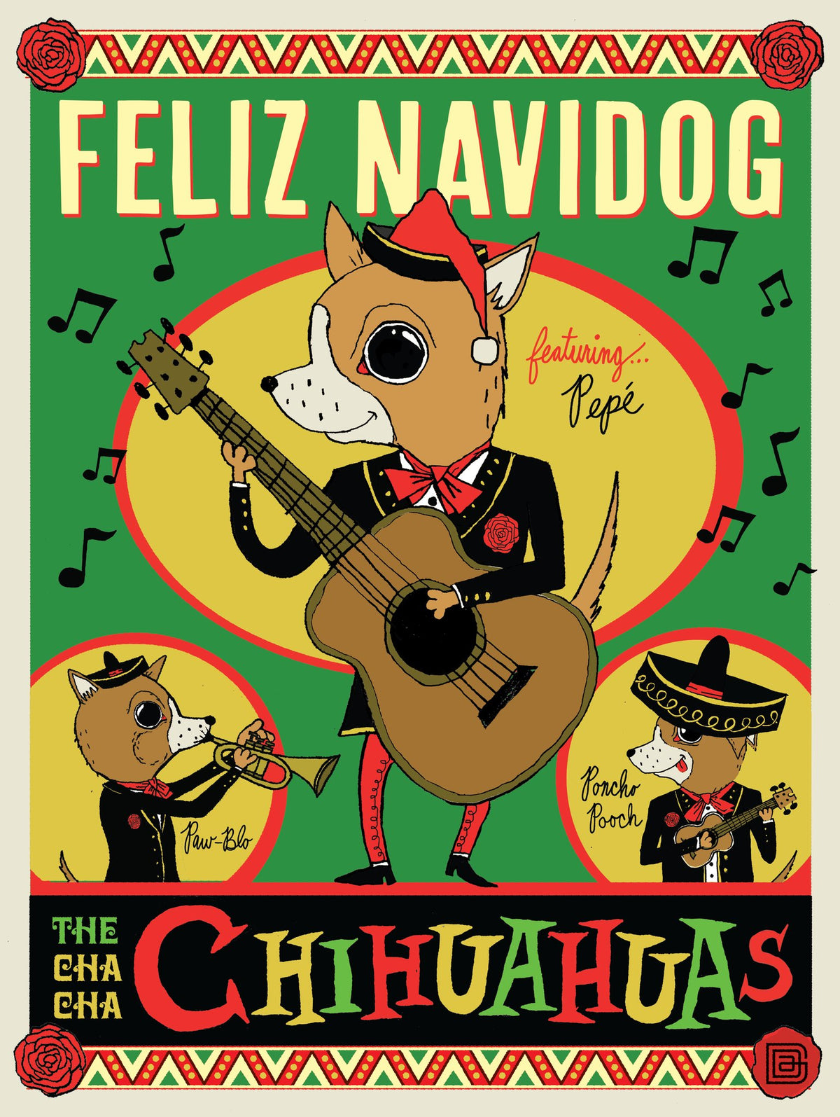 Feliz Navidog: Cha-Cha-Chihuahuas - Puzzle - Artwork