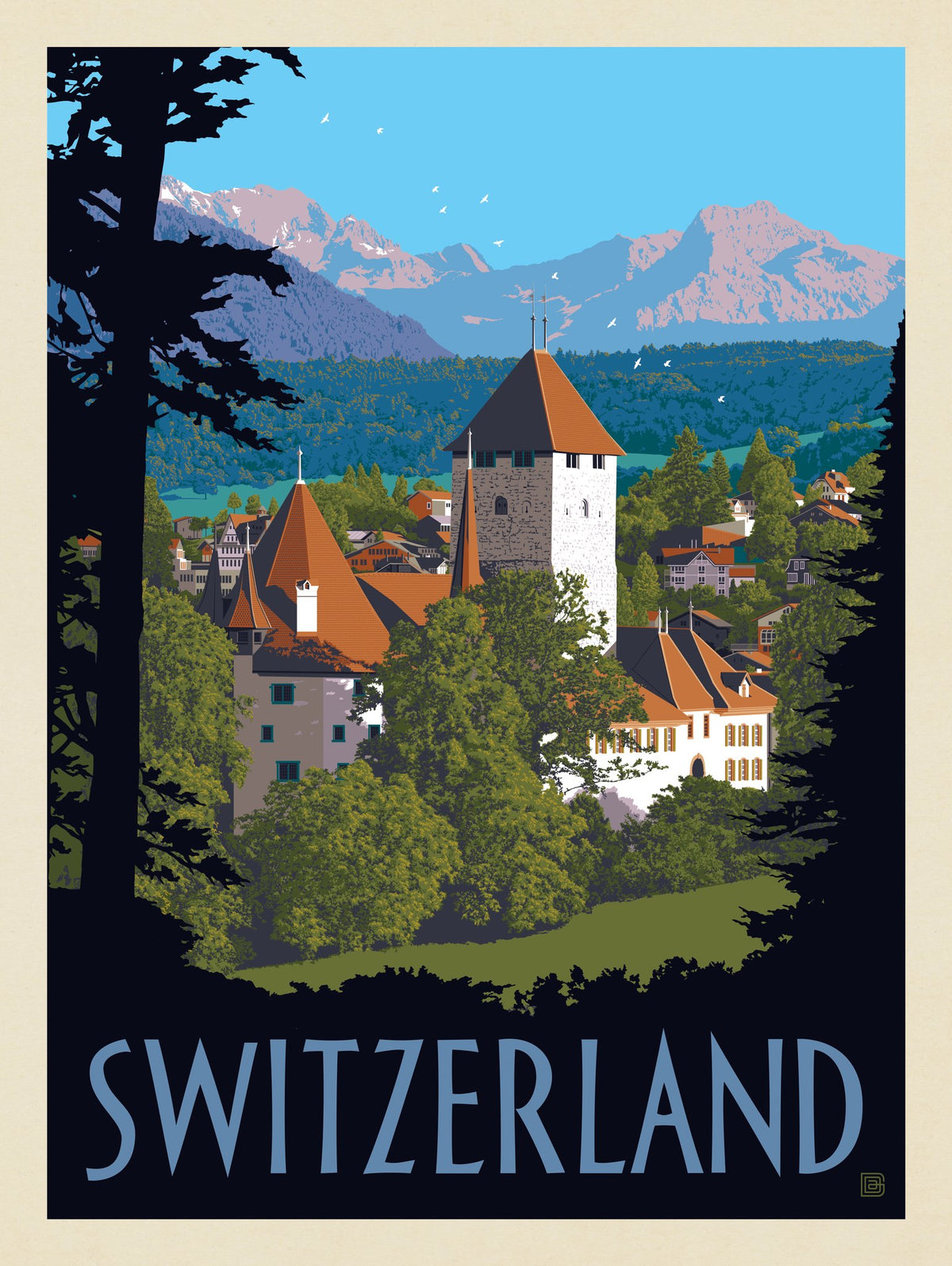 Switzerland - Puzzle - Artwork