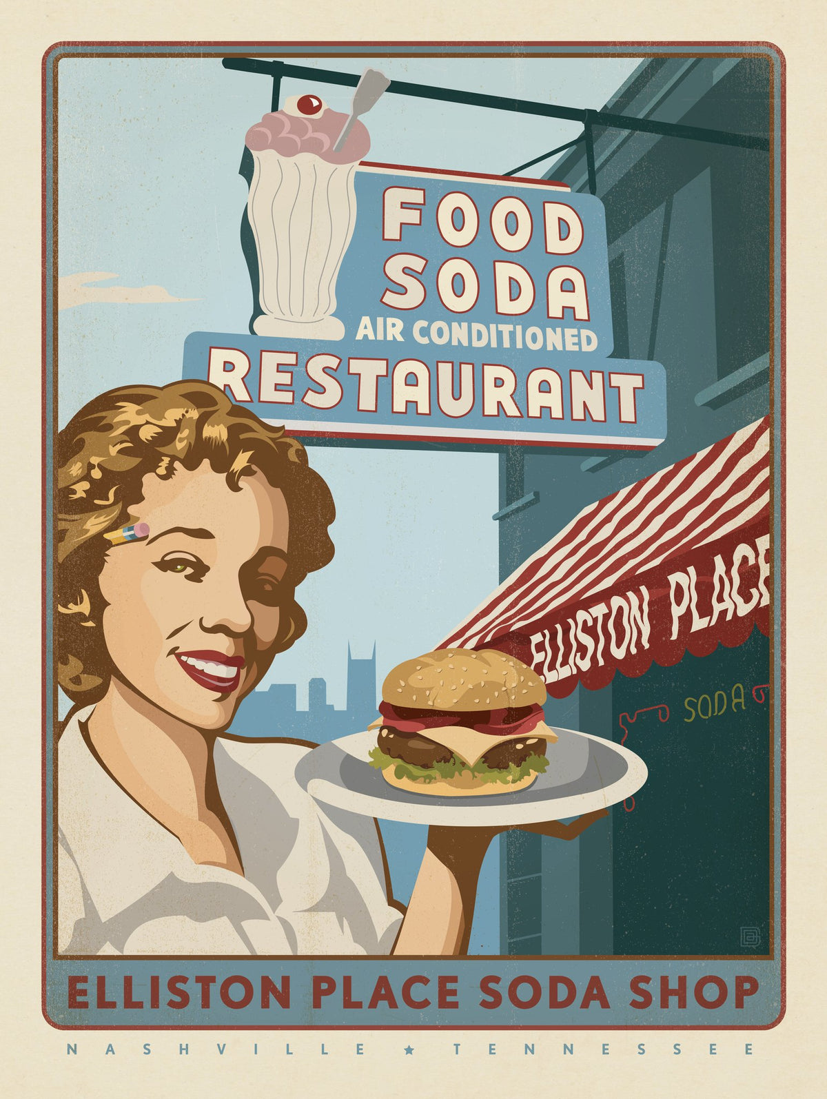 Elliston Place Soda Shop - Puzzle - Artwork