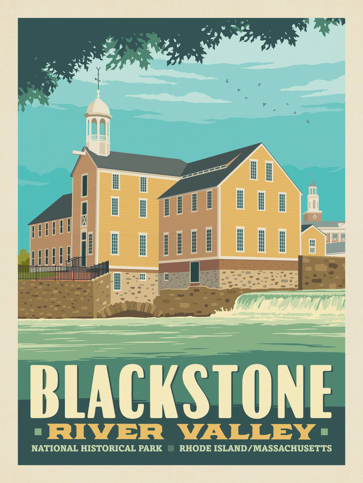 Blackstone River Valley National Historical Park, RI, MD - Puzzle - Artwork