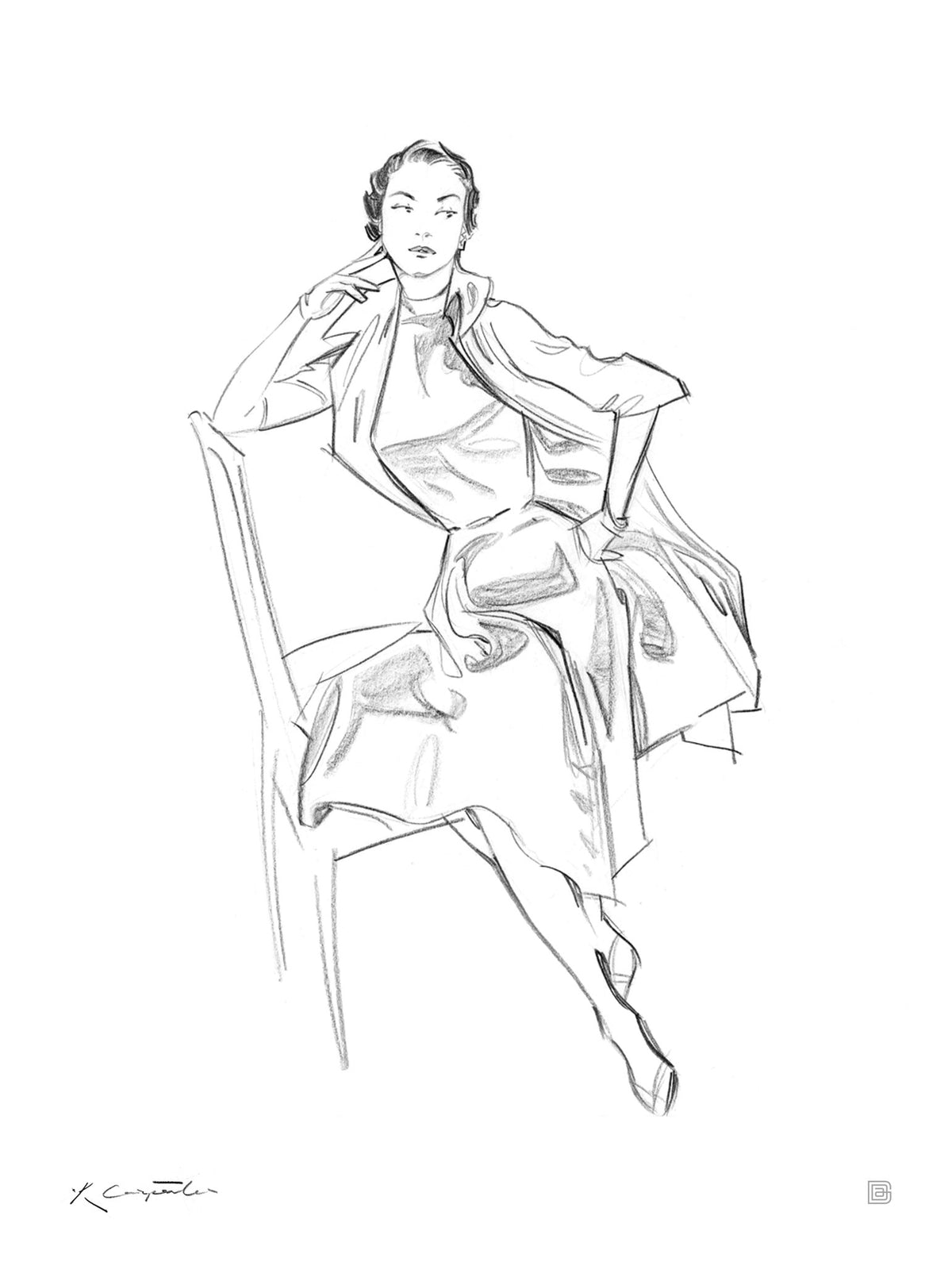 Fashion Sketch: Finesse - Puzzle - Artwork