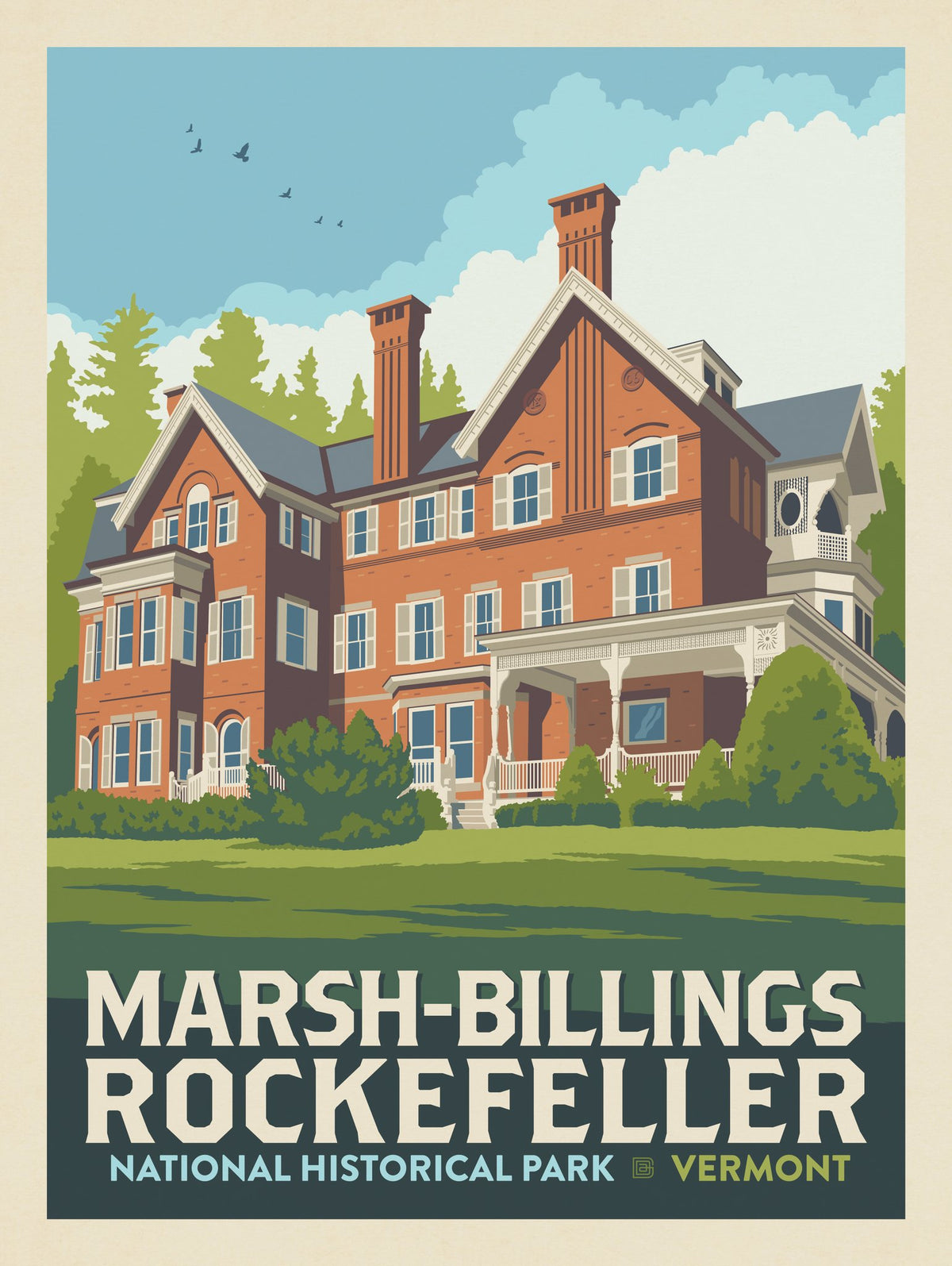 Marsh-Billings Rockefeller National Historical Park, VT - Puzzle - Artwork