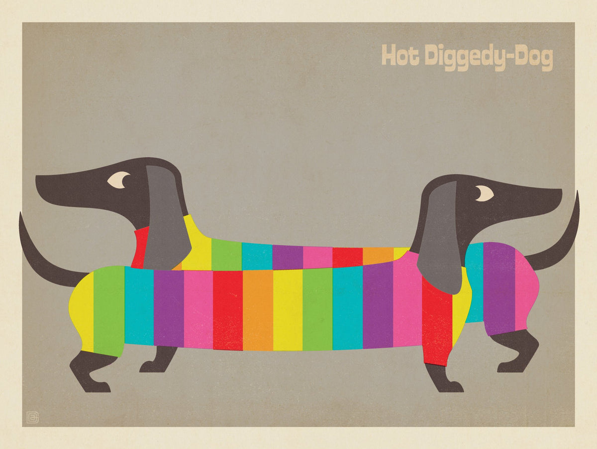 Mod Rainbow Dogs - Puzzle - Artwork