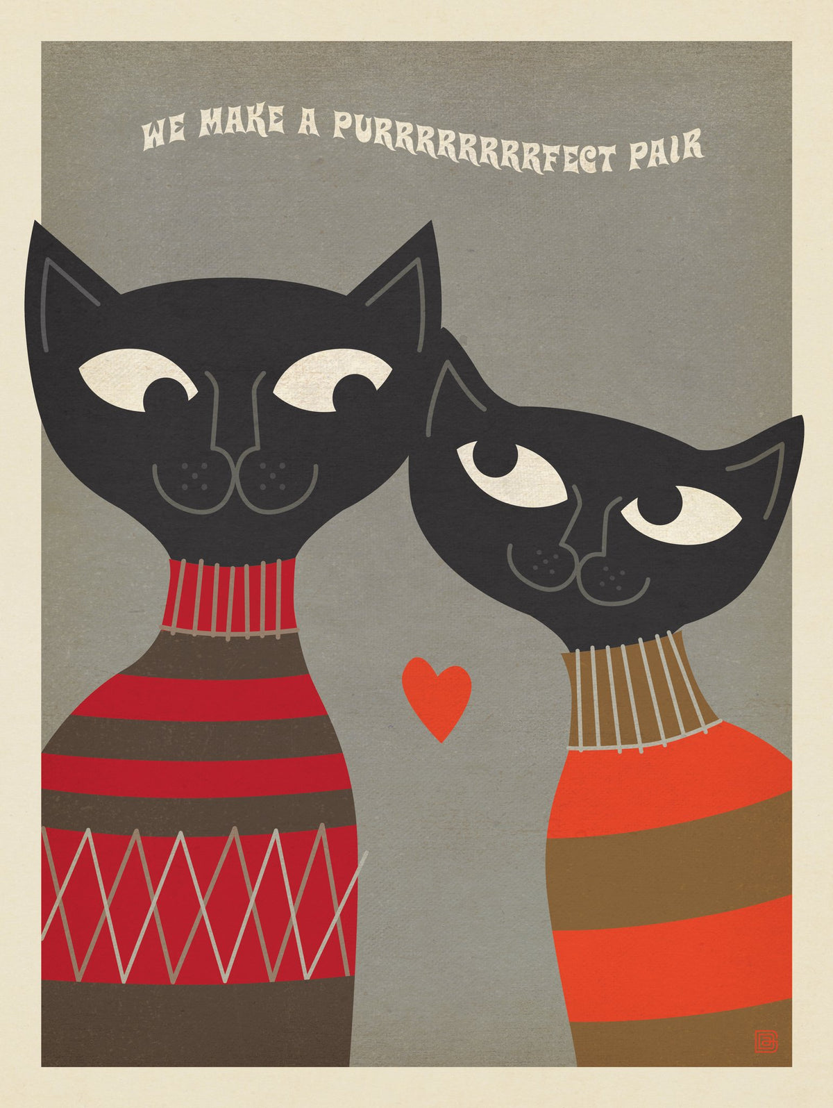 We Make A Purrrfect Pair - Puzzle - Artwork