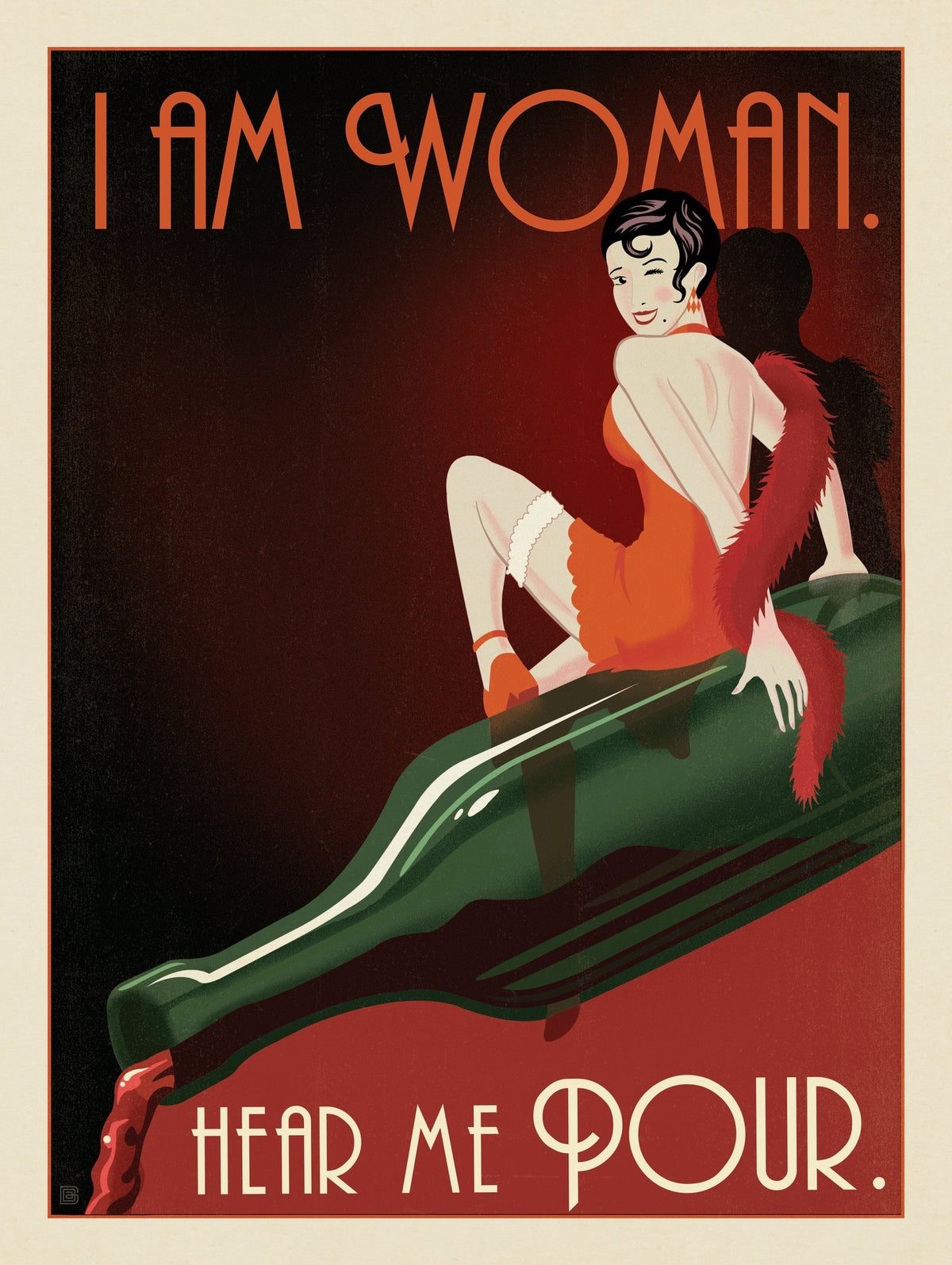 I am Woman. Hear Me Pour. - Puzzle - Artwork