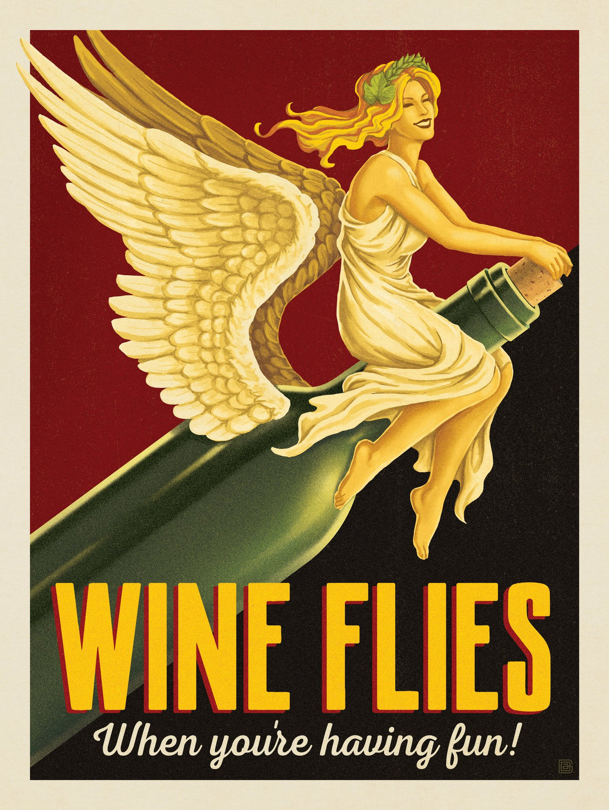 Wine Flies When You're Having Fun! - Puzzle - Artwork