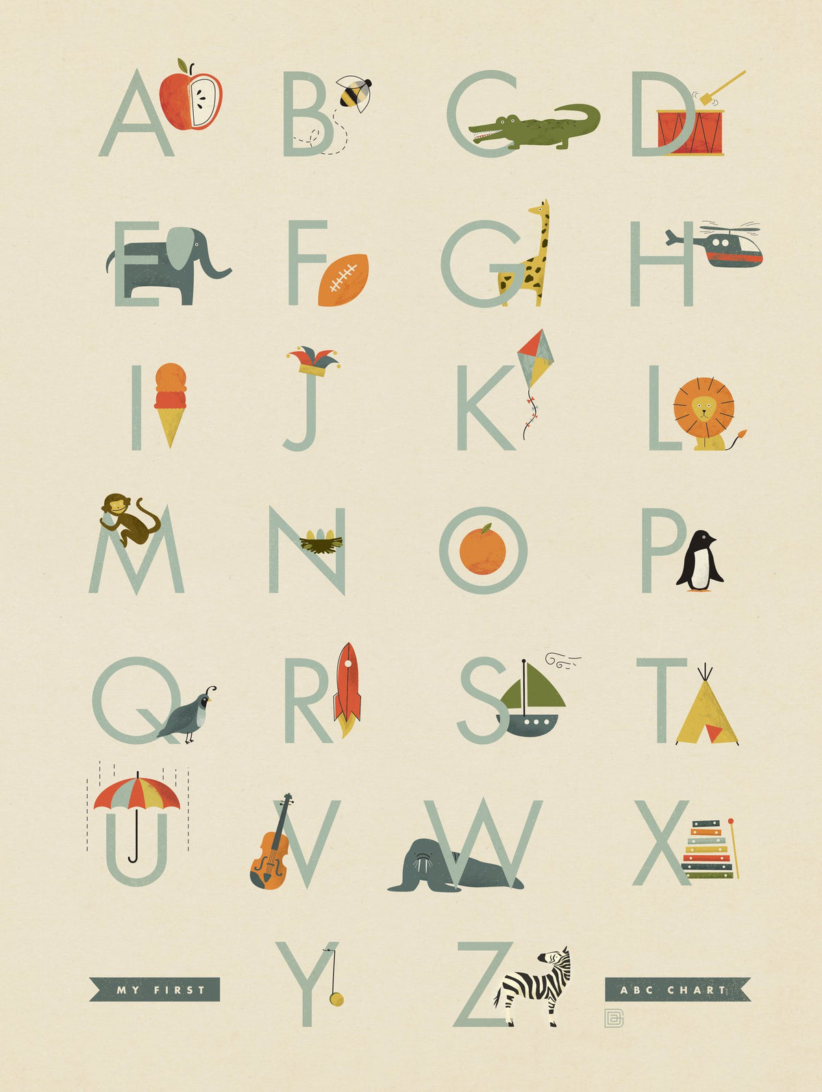 My First Alphabet: Boy - Puzzle - Artwork