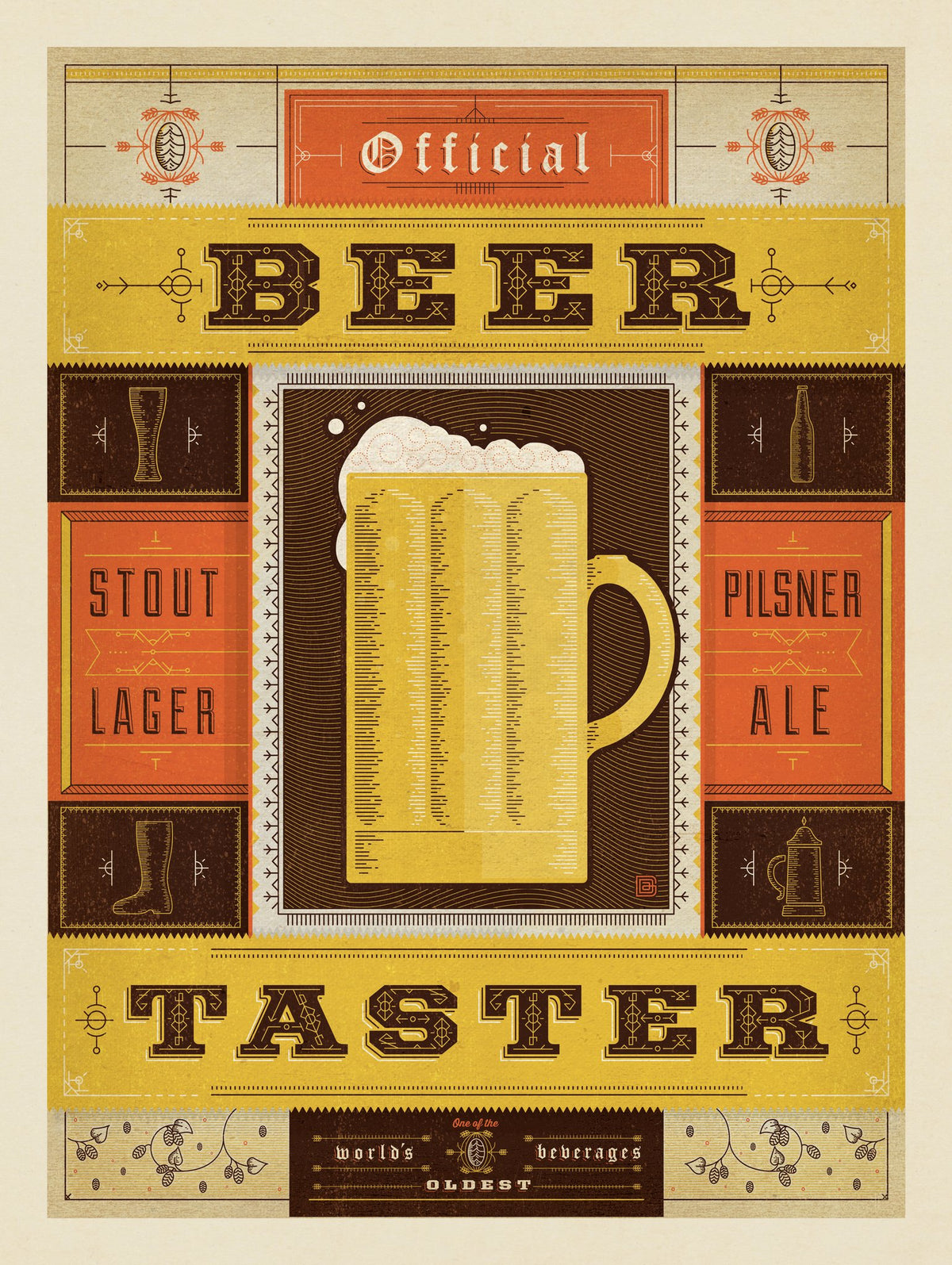 Official Beer Taster - Puzzle - Artwork