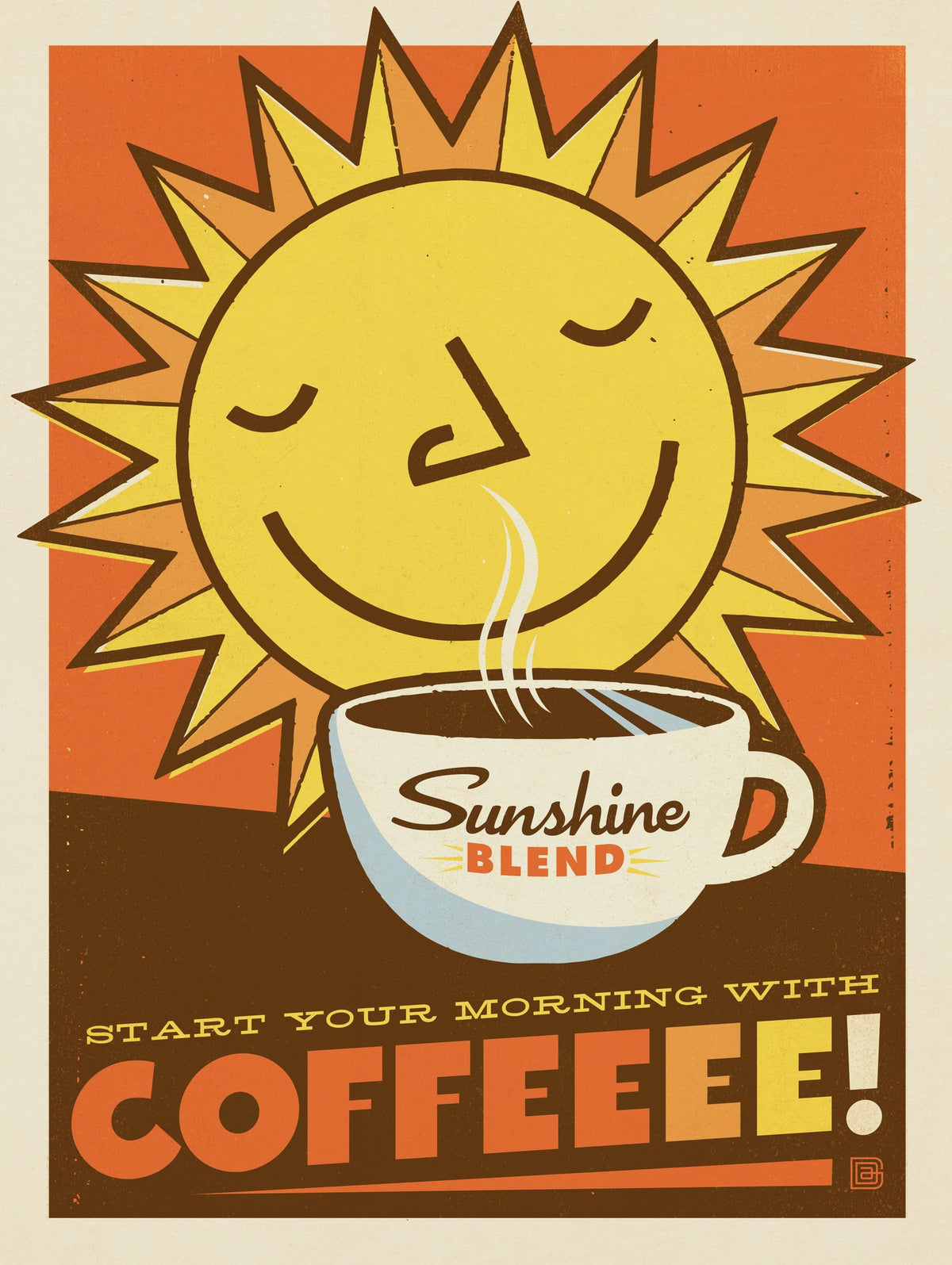 Sunshine Blend Coffee - Puzzle - Artwork