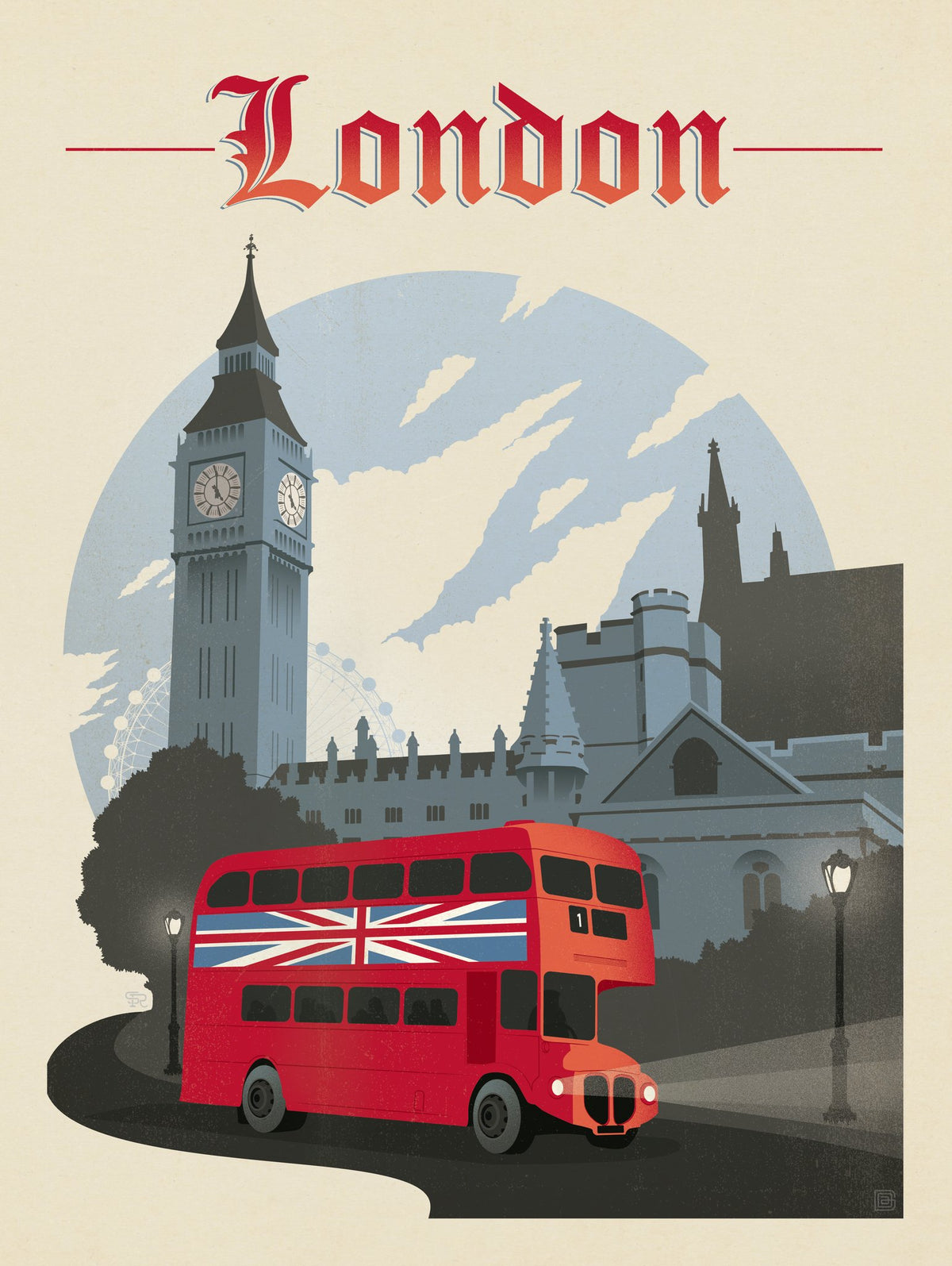 England: London - Puzzle - Artwork