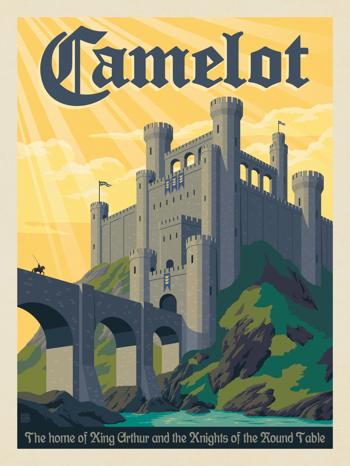 Camelot: Home Of King Arthur & The Knights Of The Round Table - Puzzle - Artwork