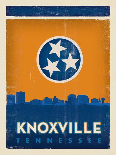 State Flag Knox Skyline: Big Orange - Puzzle