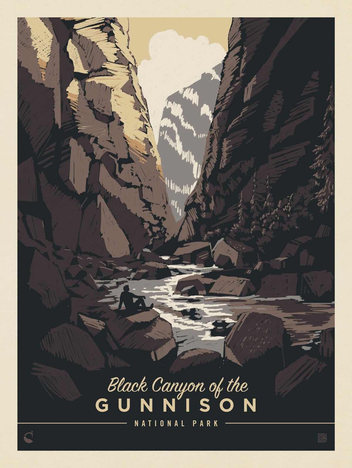 Black Canyon Of The Gunnison National Park: Shadowlands - Puzzle - Artwork