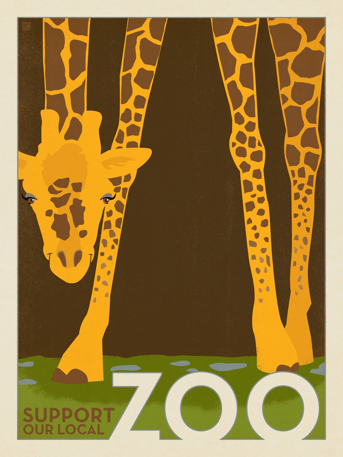 Zoo: Giraffe - Puzzle - Artwork