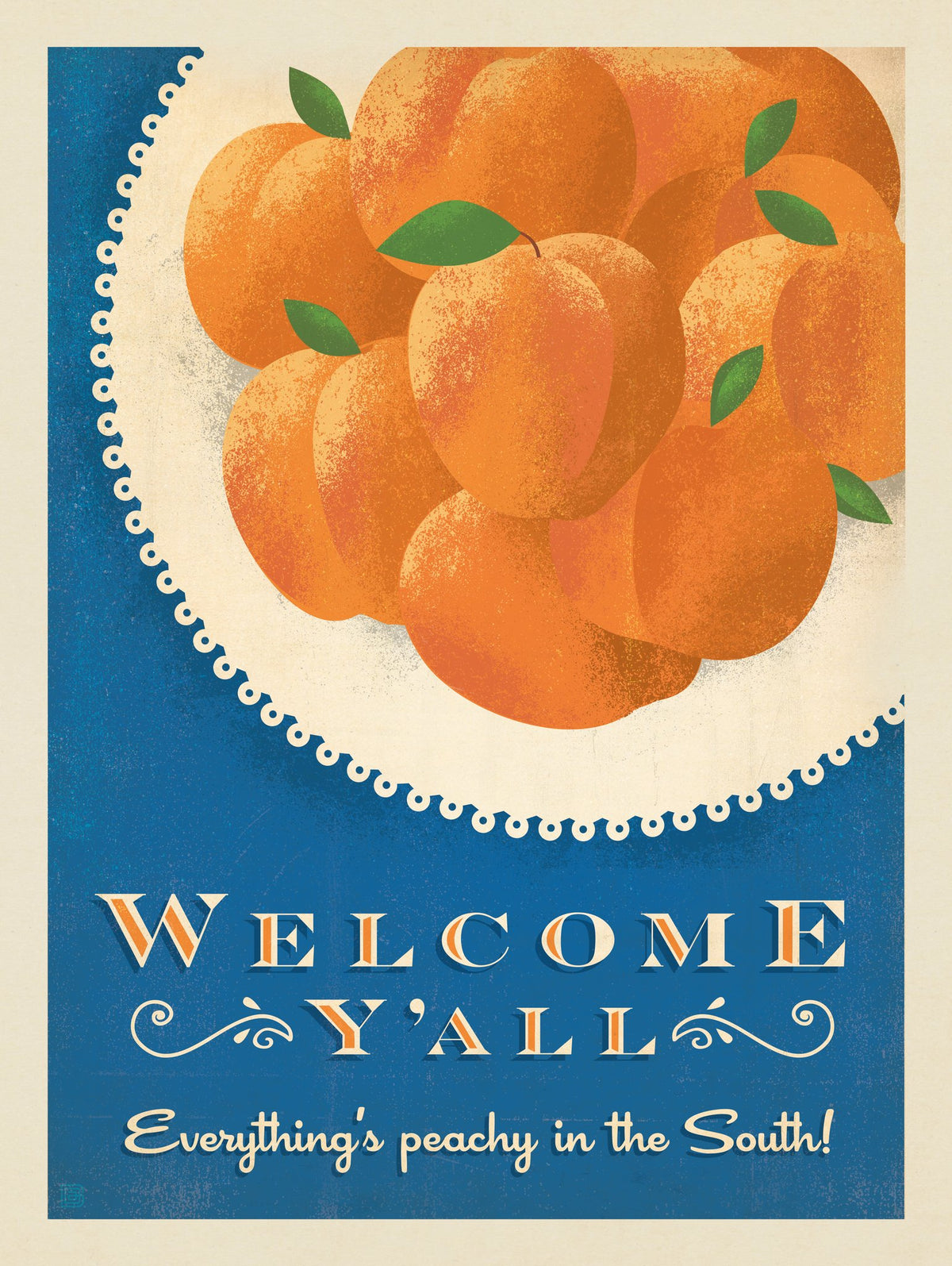 Welcome Y’all: Peaches - Puzzle - Artwork