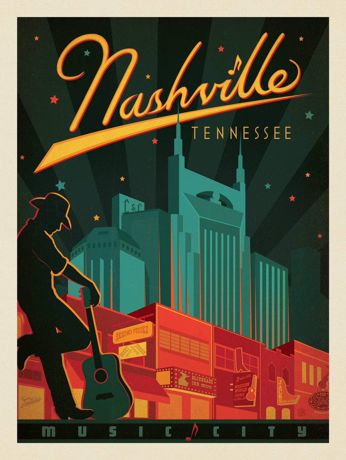 Broadway, Music City - Puzzle - Artwork