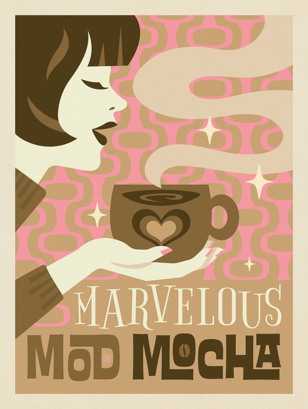 Mod Mocha Coffee - Puzzle - Artwork
