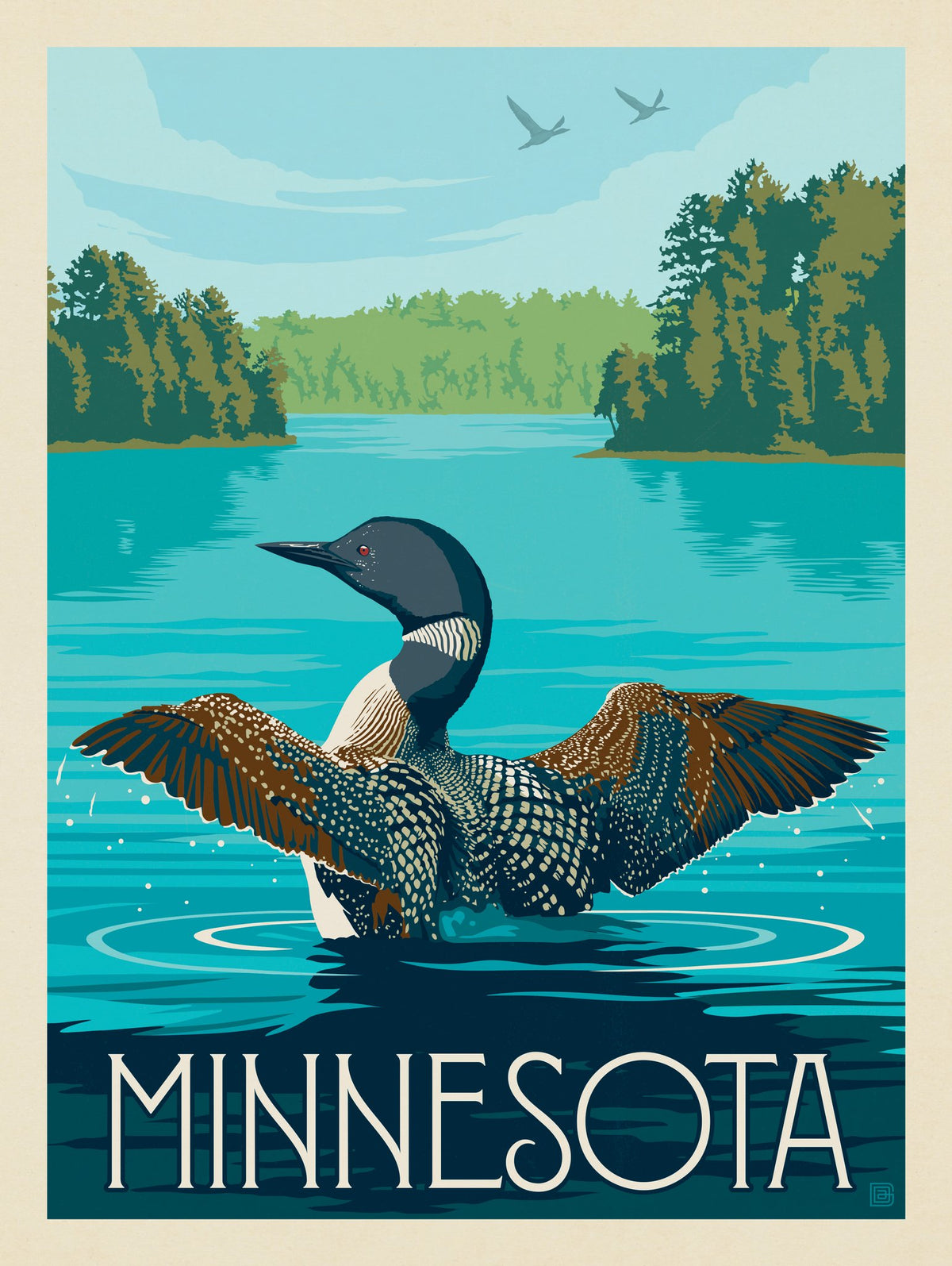 Minnesota: Loon - Puzzle - Artwork