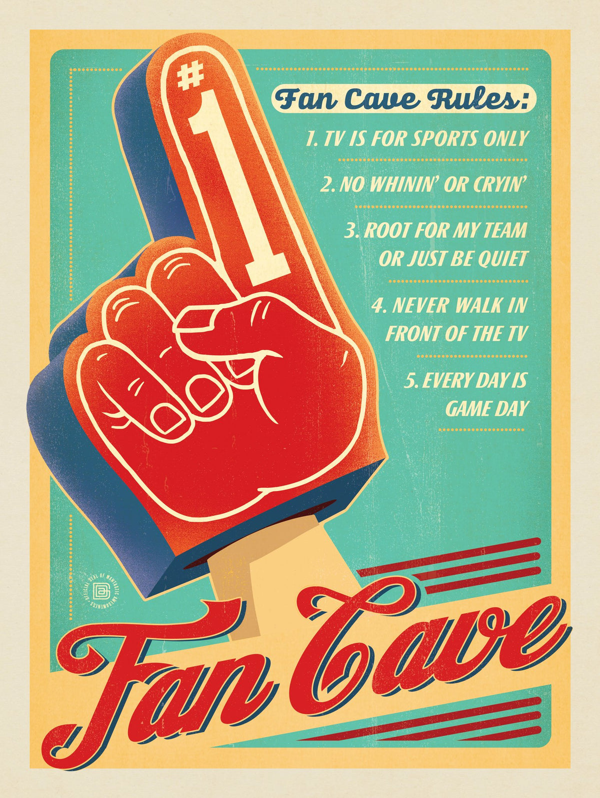 Fan Cave Rules - Puzzle - Artwork