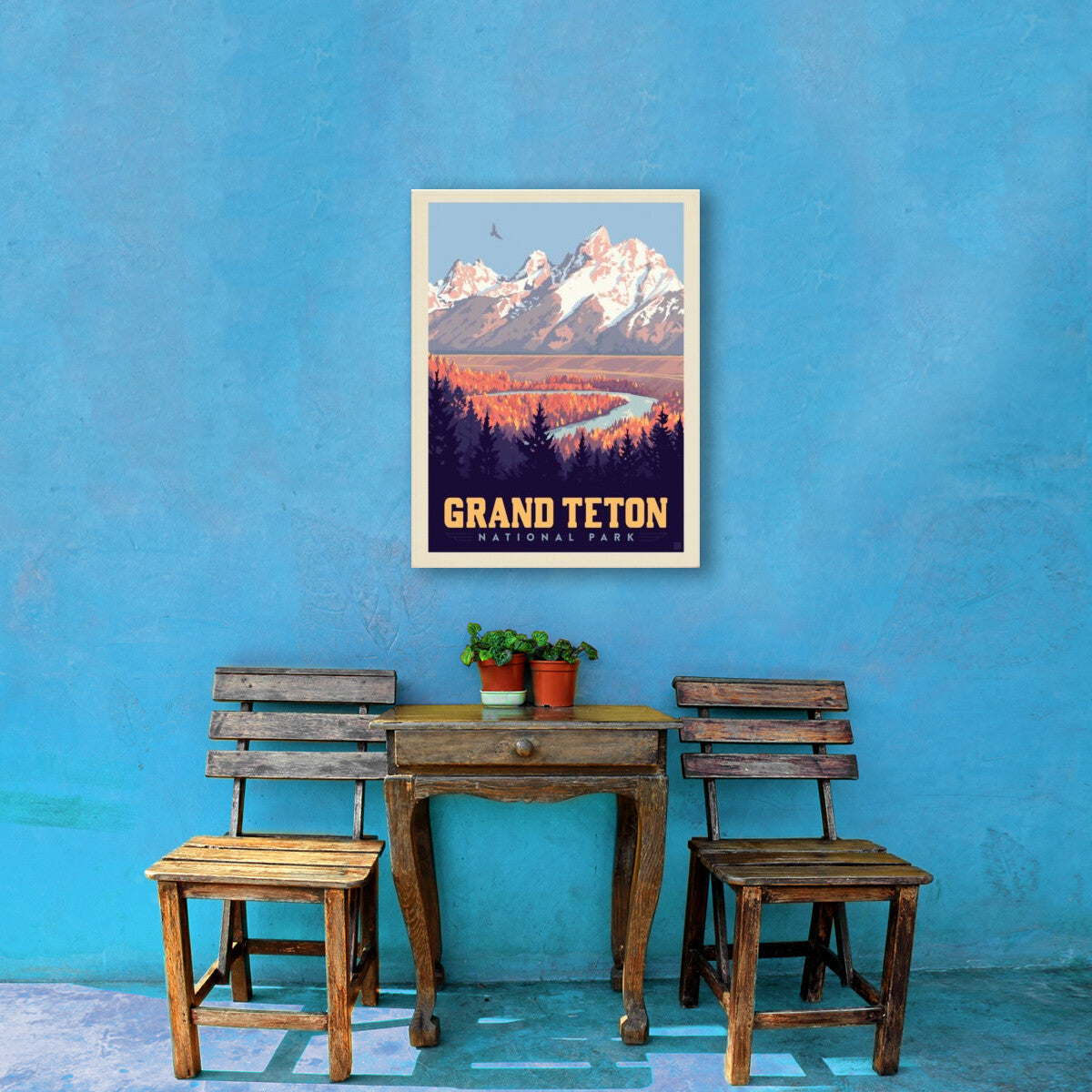 grand-teton-national-park-snake-river-valley - Canvas / 18x24 / Env