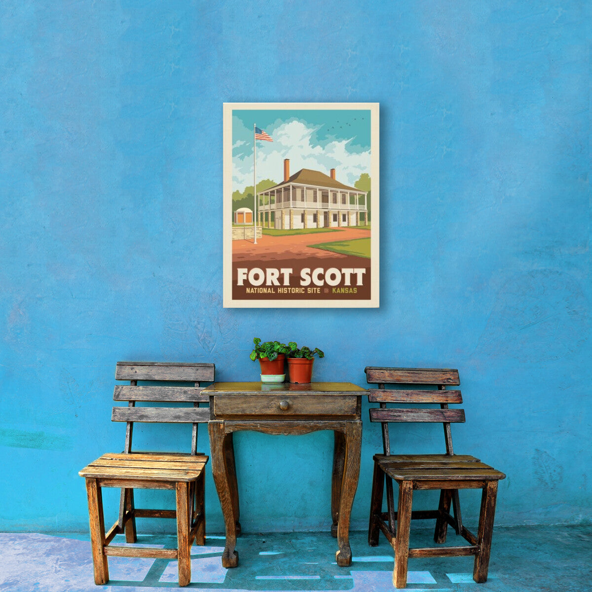 fort-scott-national-historical-site-kansas - Canvas / 18x24 / Env