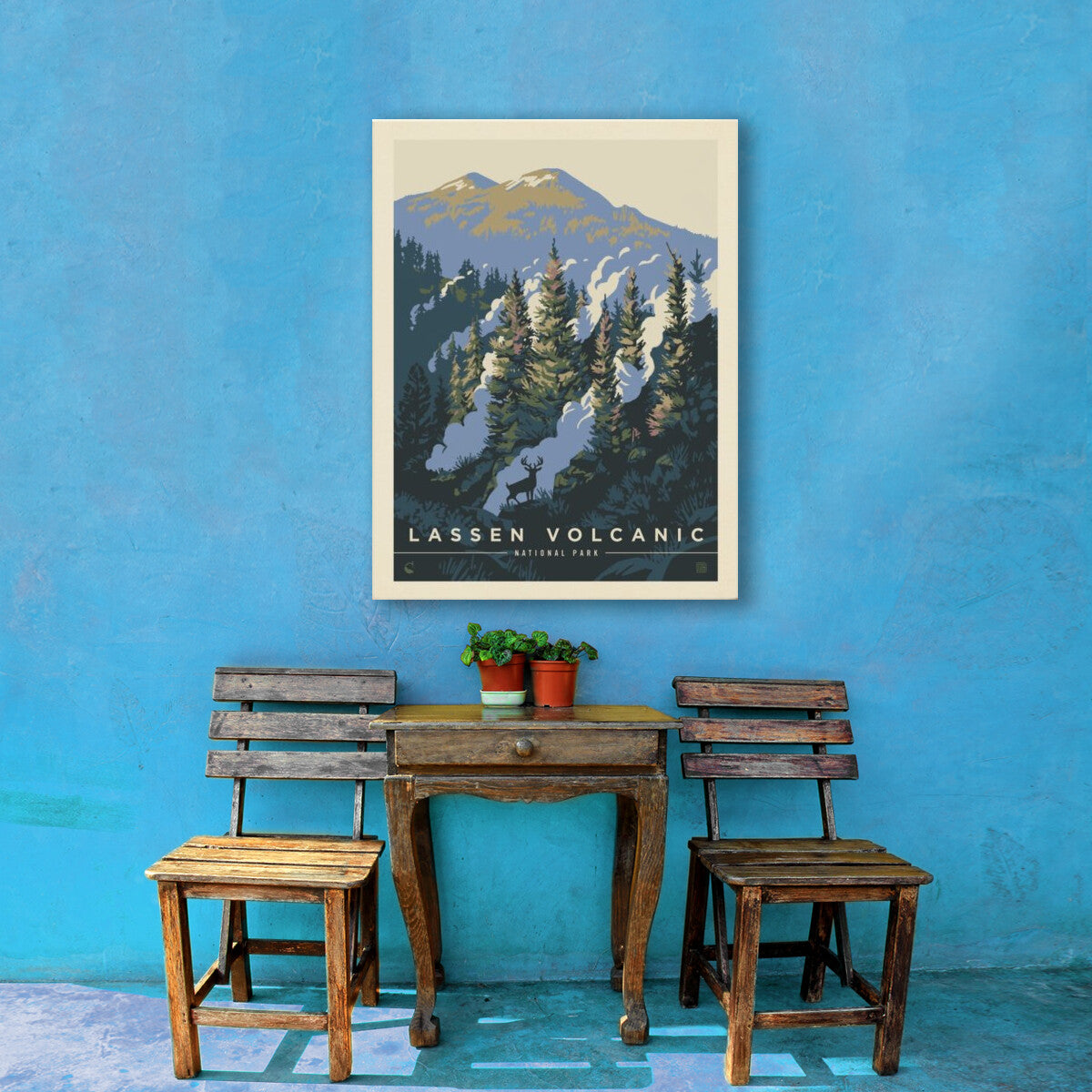 lassen-volcanic-national-park-into-the-mist - Canvas / 24x32 / Env