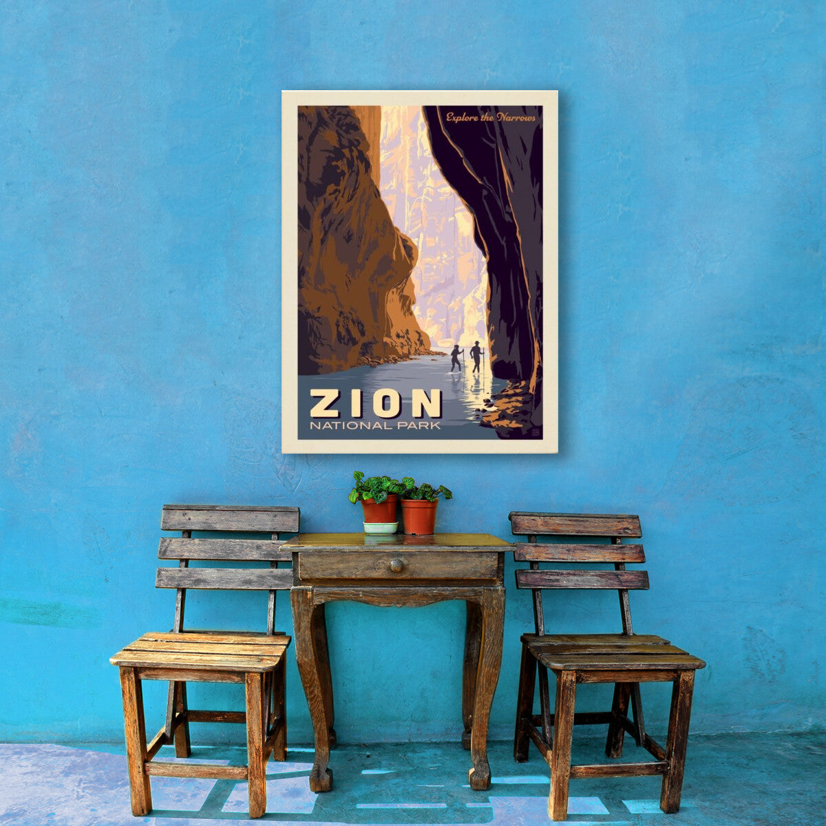zion-national-park-explore-the-narrows - Canvas / 24x32 / Env