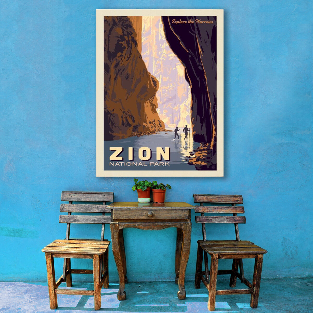 zion-national-park-explore-the-narrows - Canvas / 30x40 / Env