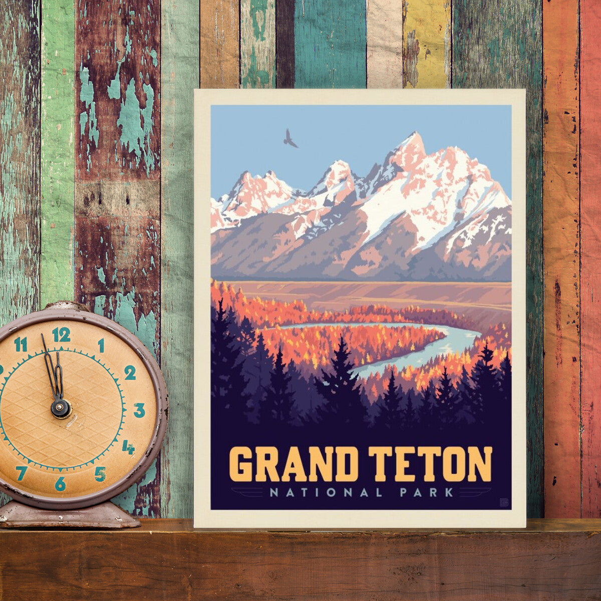 grand-teton-national-park-snake-river-valley - Canvas / 9x12 / Env