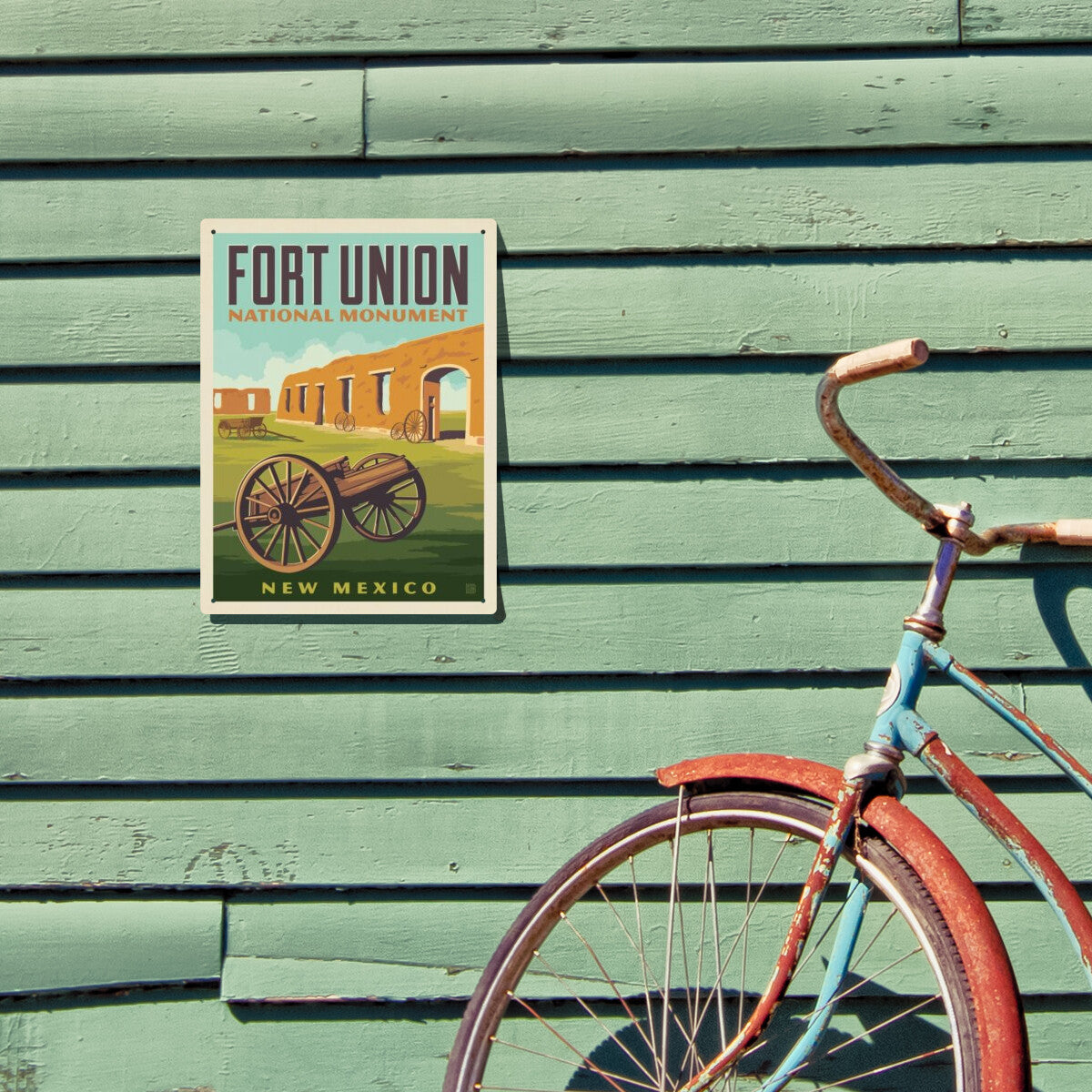 fort-union-national-monument-nm - Metal Sign / 9x12 / Env