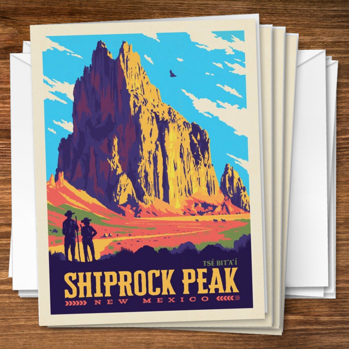 shiprock-peak-new-mexico - Notecards